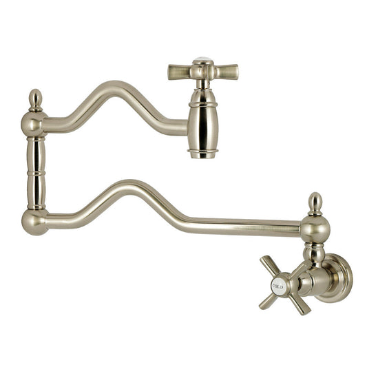 Millennium Pot Filler Faucet in Brushed Nickel