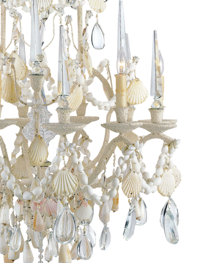 Buttermere Crystal & Shell Chandelier