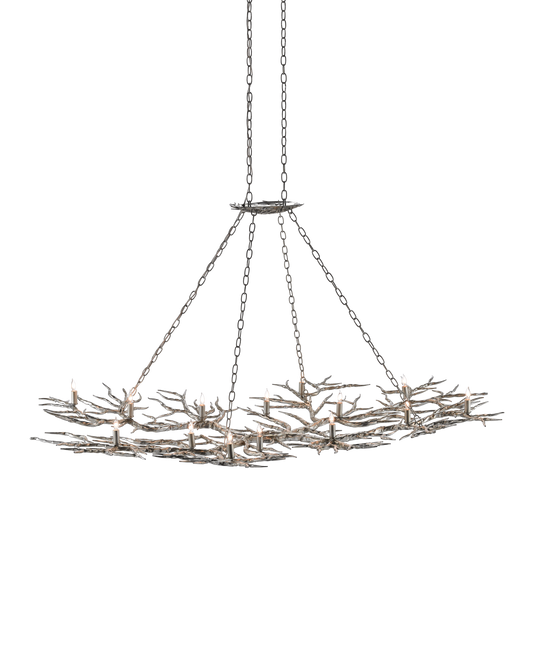 Rainforest Large Silver Chandelier
