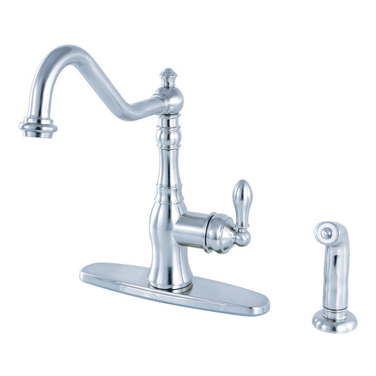 American Classic One Handle Kitchen Faucet in Polished Chrome
