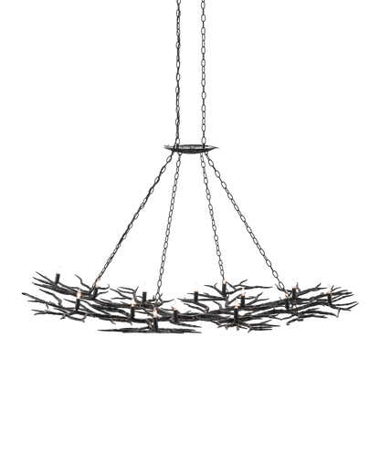 Rainforest Large Bronze Chandelier