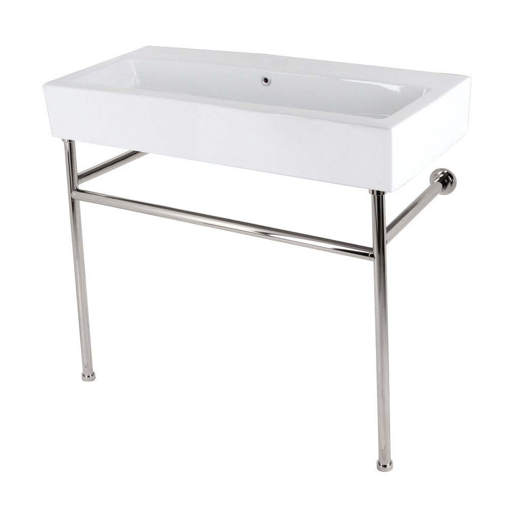 New Haven 39.38 Inch Console Sink in White