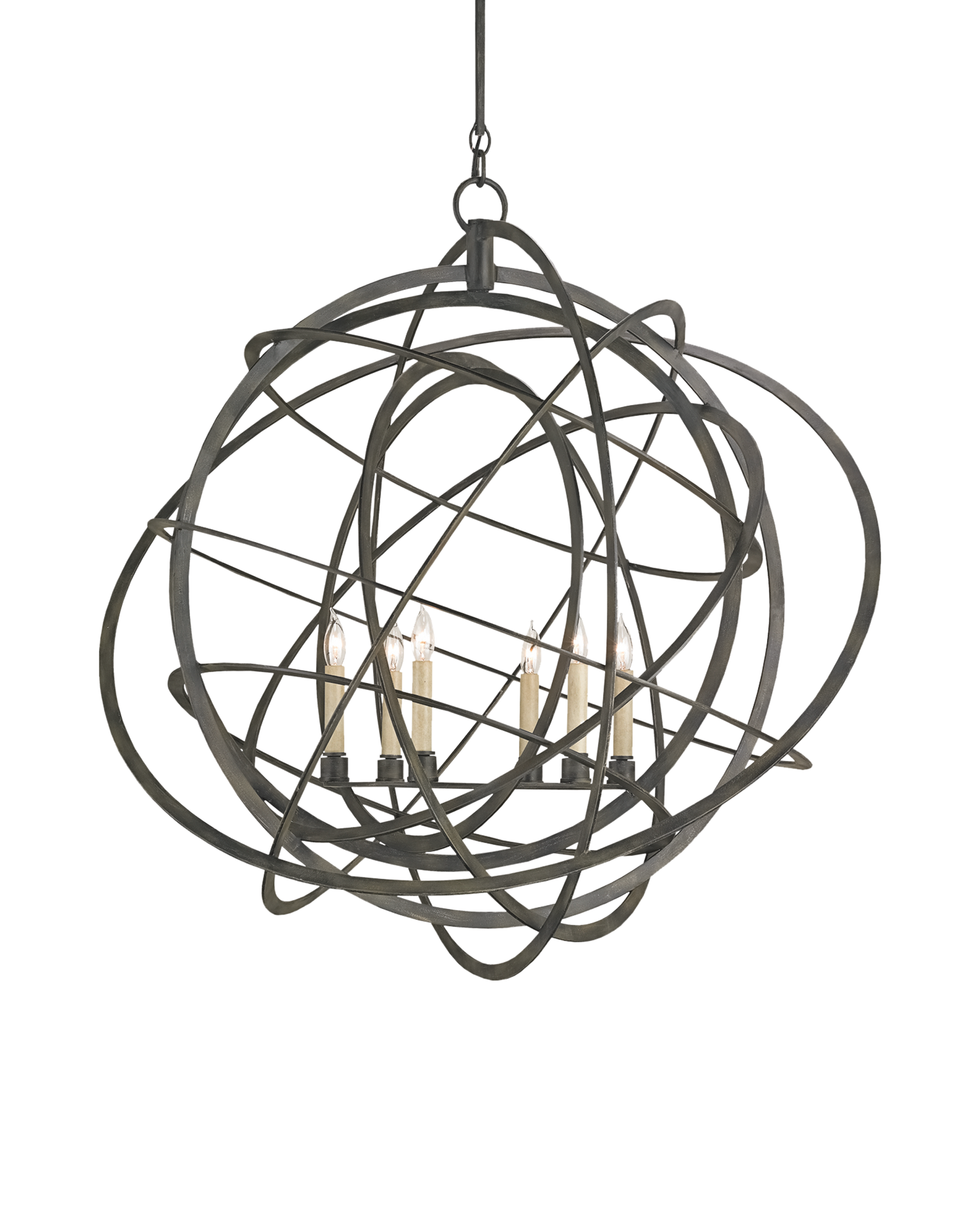 Genesis Black Orb Chandelier