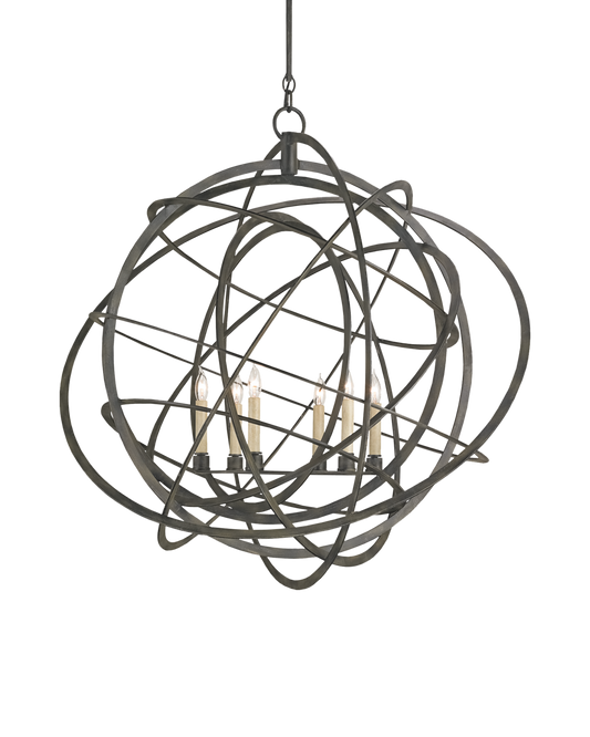 Genesis Black Orb Chandelier