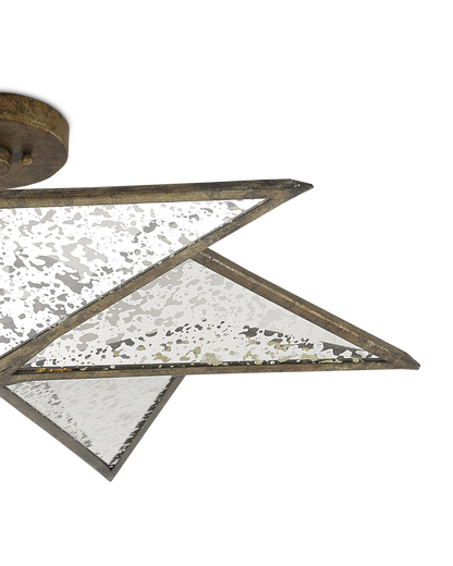 Stargazer Bronze Semi-Flush Mount