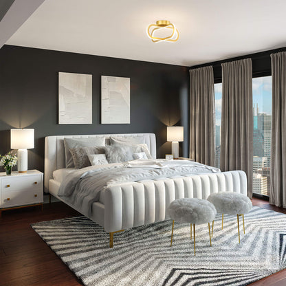 16 inch Flushmount Double vertical ring