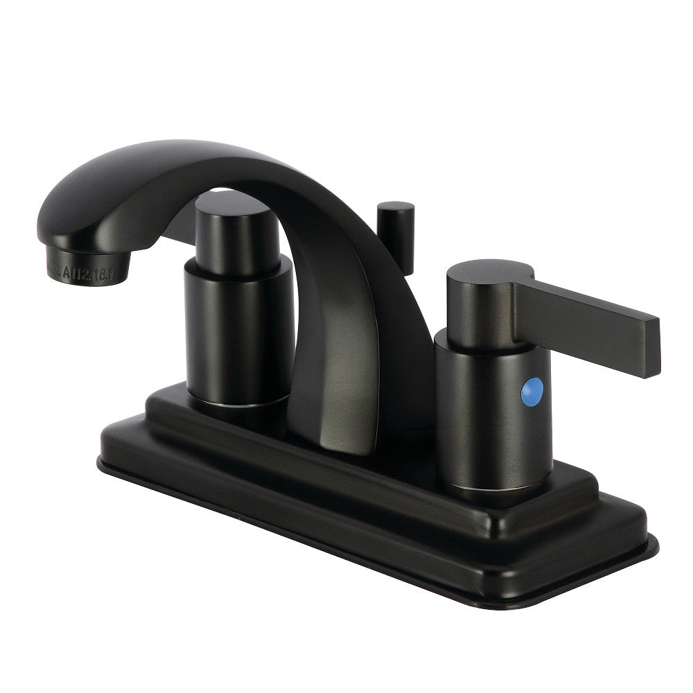NuvoFusion 4 Inch Centerset Bathroom Faucet in Matte Black