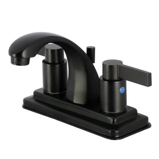 NuvoFusion 4 Inch Centerset Bathroom Faucet in Matte Black