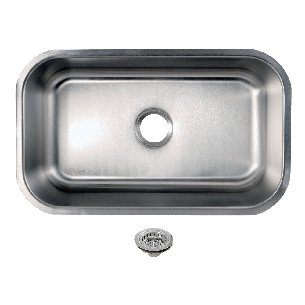 Loft 30 Inch Undermount Kitchen Sink in Polished Chrome