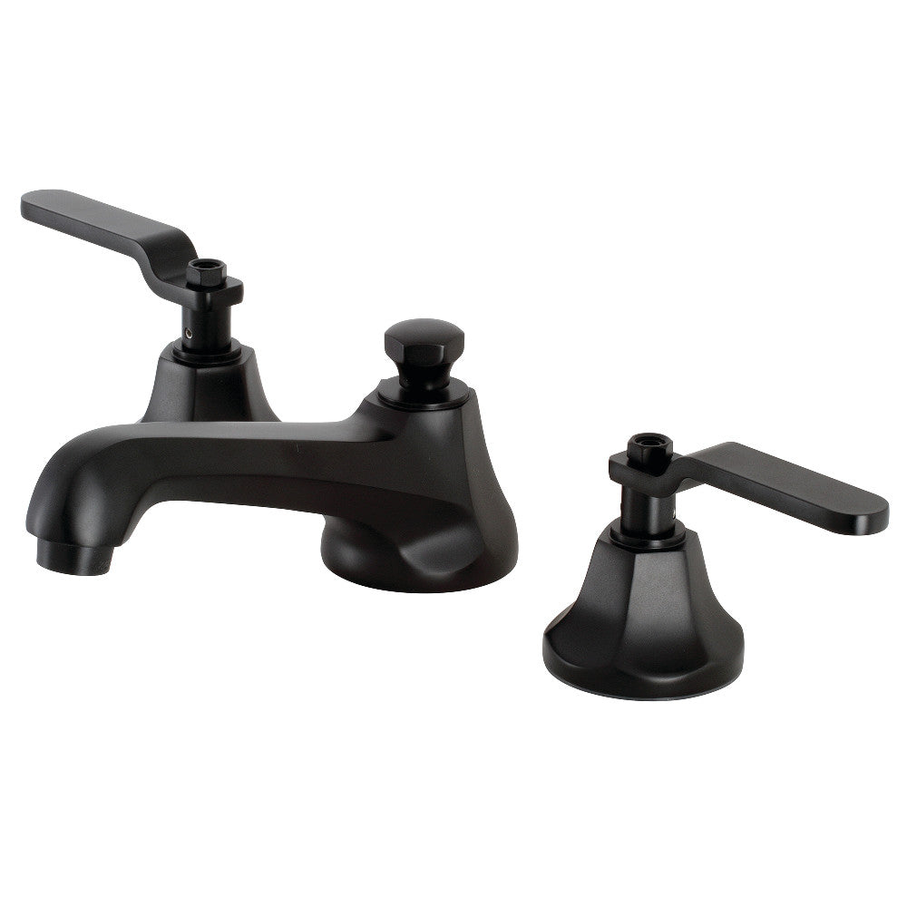 Whitaker Widespread Bathroom Faucet in Matte Black