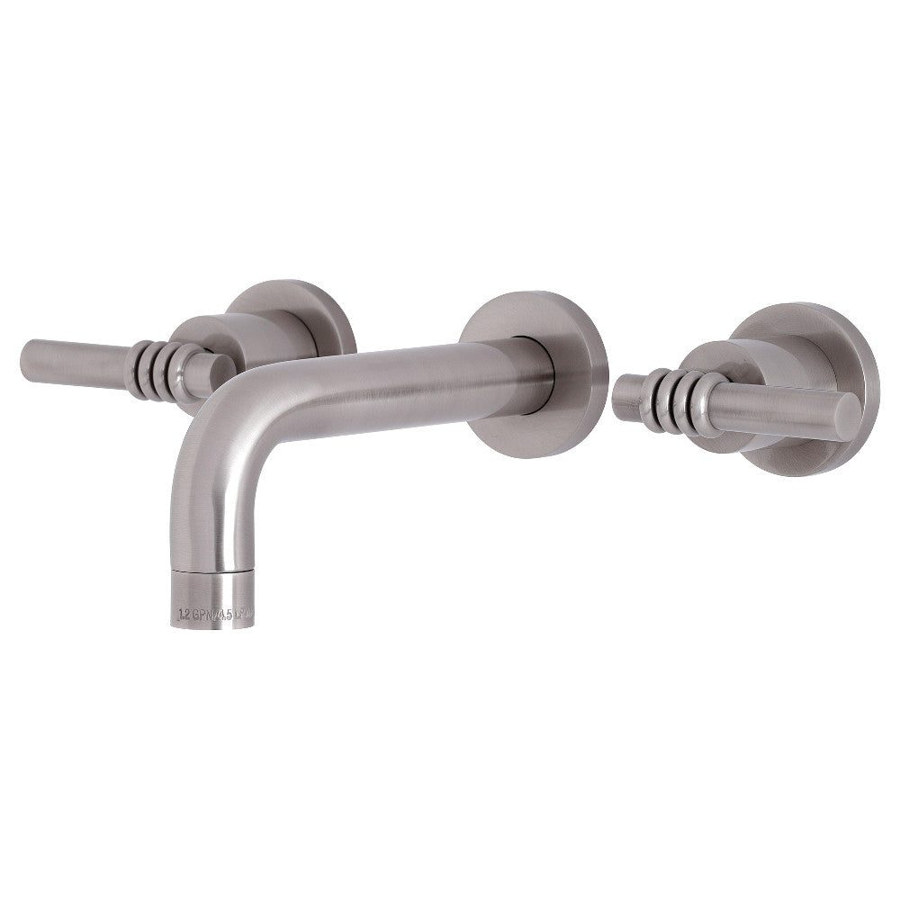 Milano Wall-Mount Bathroom Faucet in Brushed Nickel