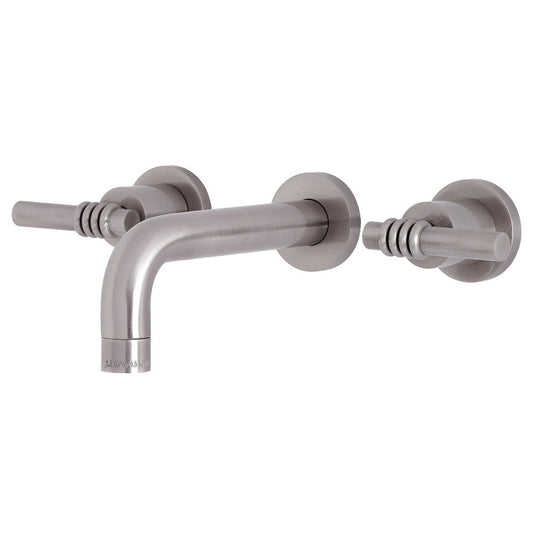 Milano Wall-Mount Bathroom Faucet in Brushed Nickel