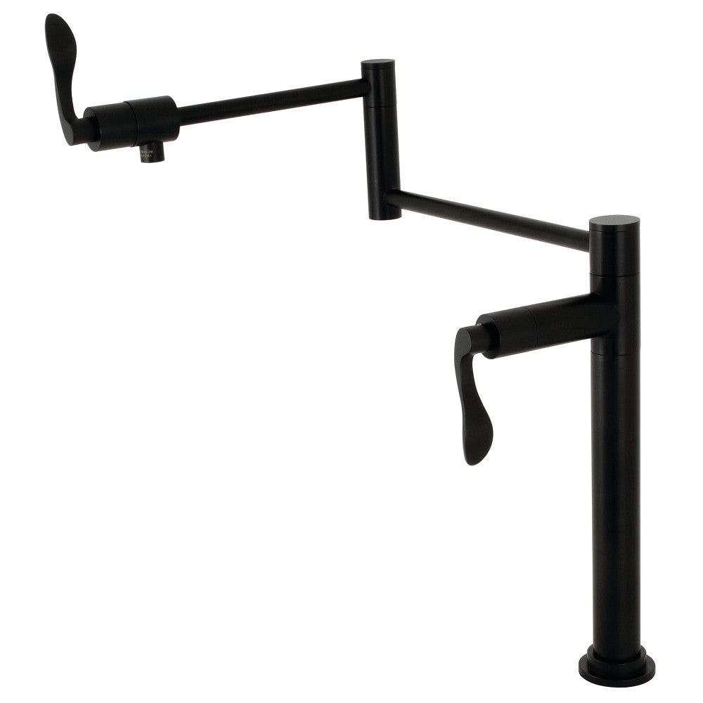 NuWave Pot Filler Faucet in Matte Black