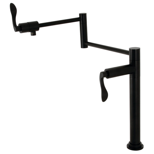 NuWave Pot Filler Faucet in Matte Black