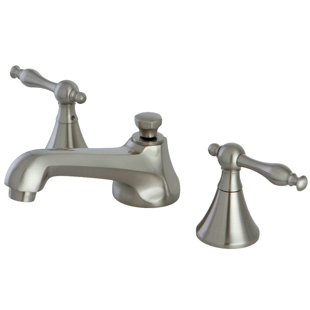 Naples Widespread Bathroom Faucet in Brushed Nickel