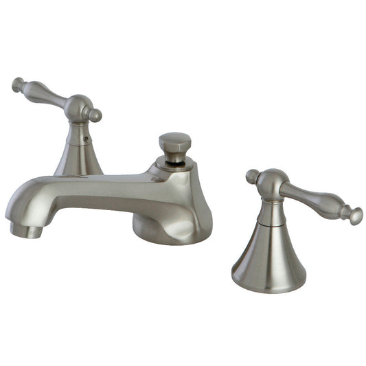 Naples Widespread Bathroom Faucet in Brushed Nickel