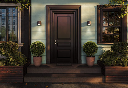 5in wall sconce with photocell