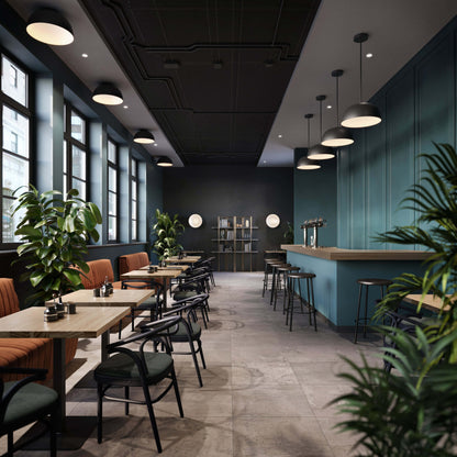 20in 2-1 Pendant and Flush mount, 6 stems