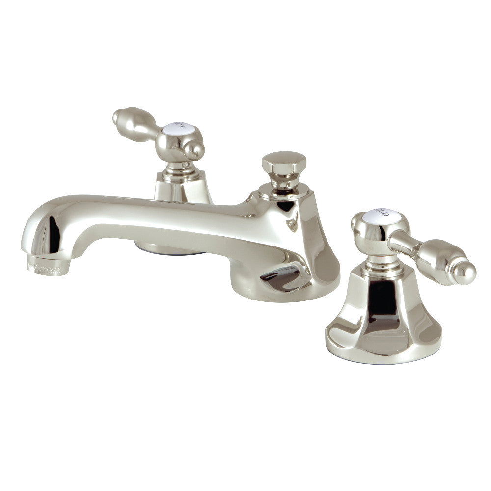 Tudor Widespread Bathroom Faucet in Polished Nickel