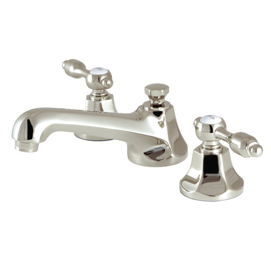 Tudor Widespread Bathroom Faucet in Polished Nickel