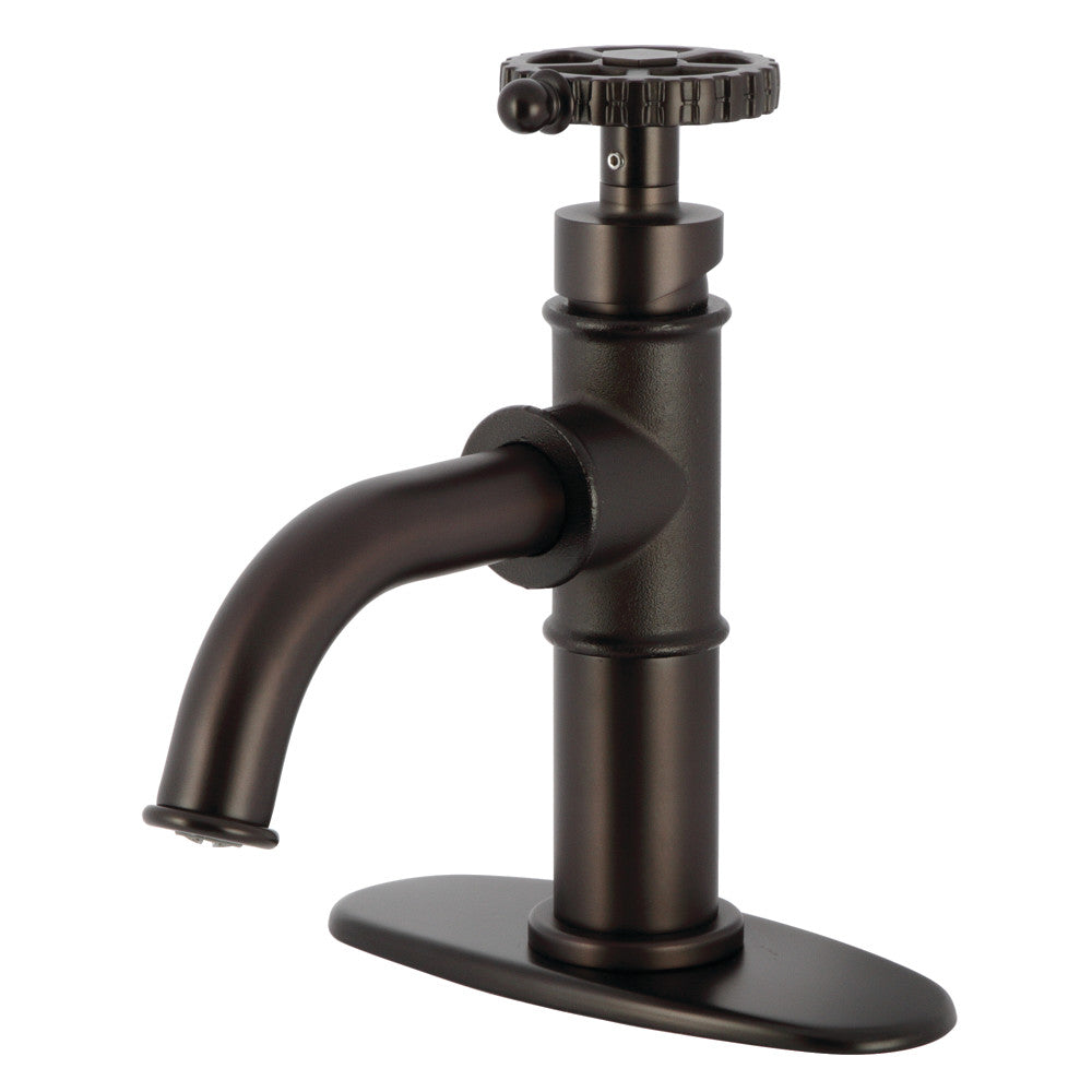 Fuller Single-Hole Bathroom Faucet in Oil Rubbed Bronze
