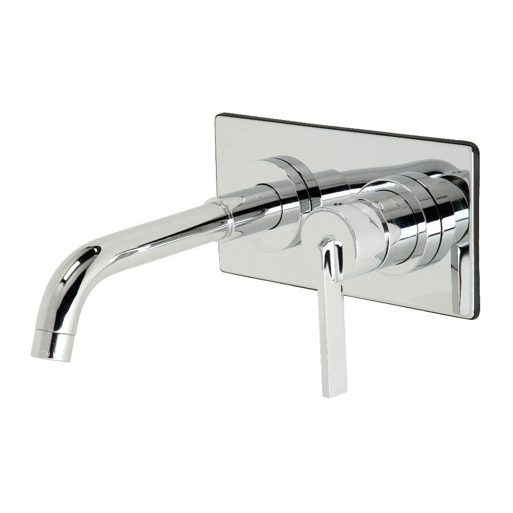 Continental Wall-Mount Bathroom Faucet in Polished Chrome