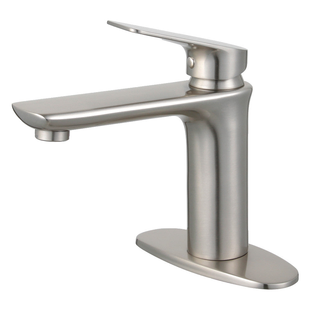 Frankfurt Single-Hole Bathroom Faucet in Brushed Nickel