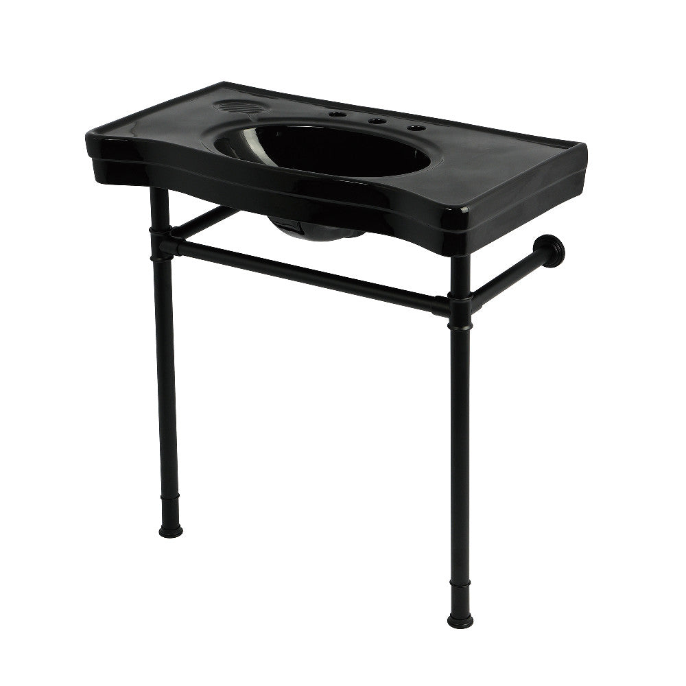 Imperial 35.81 Inch Console Sink in Black