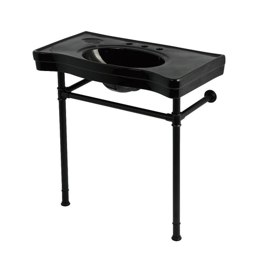 Imperial 35.81 Inch Console Sink in Black