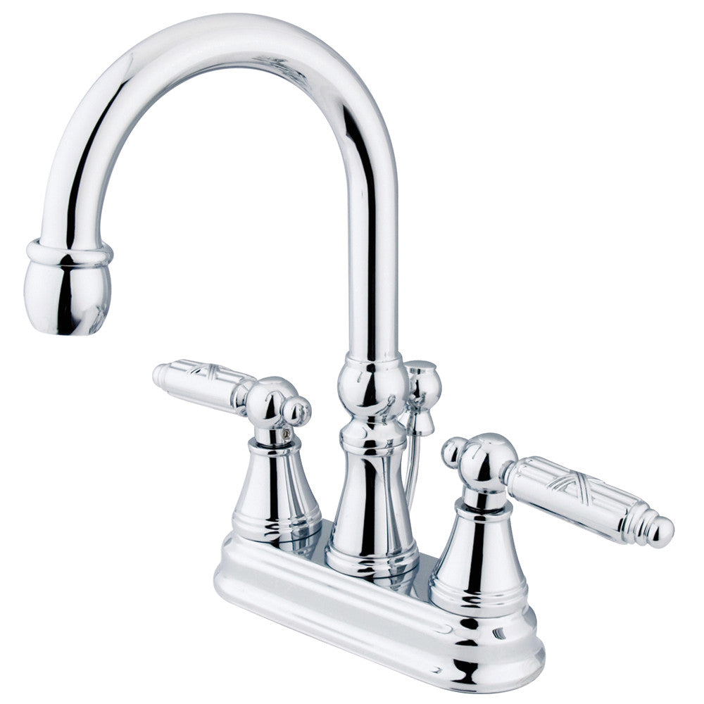 Georgian 4 Inch Centerset Bathroom Faucet in Polished Chrome
