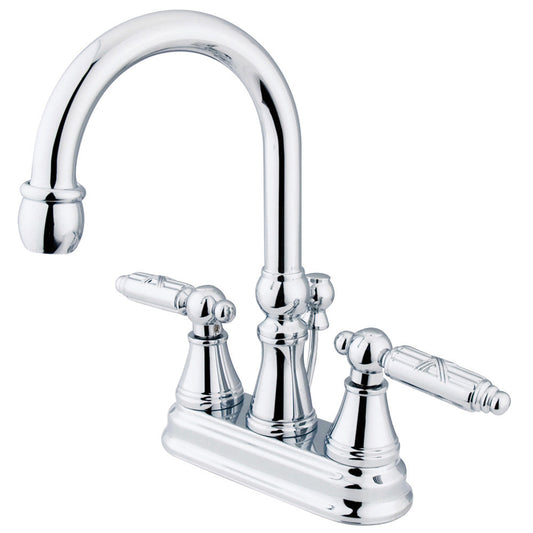 Georgian 4 Inch Centerset Bathroom Faucet in Polished Chrome