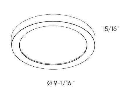 9in flush mount for coastal environment