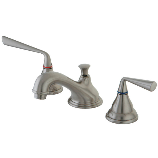 Silver Sage Widespread Bathroom Faucet in Brushed Nickel
