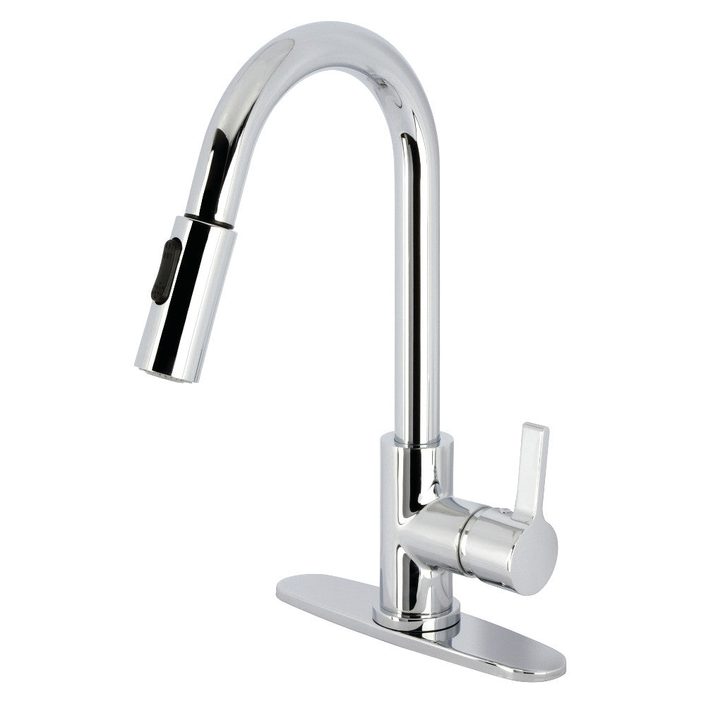 Continental Pull-Down Kitchen Faucet in Polished Chrome