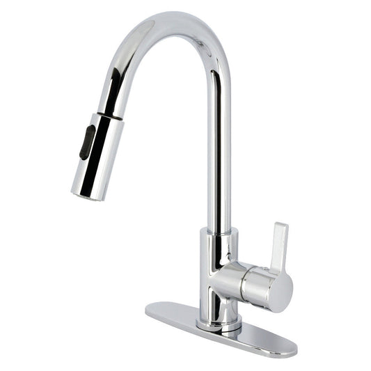 Continental Pull-Down Kitchen Faucet in Polished Chrome