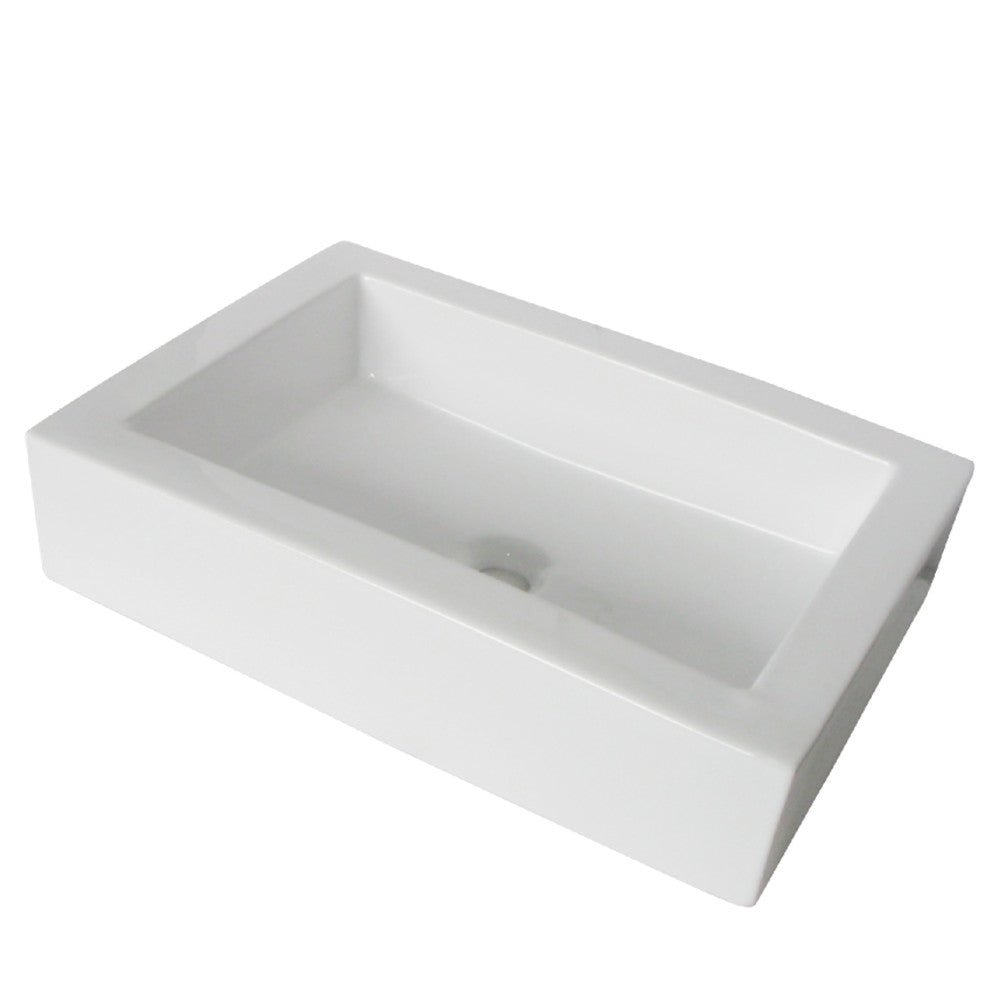Pacifica 22 Inch Vessel Sink in White