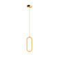 Single Vertical Oblong Pendant 16''