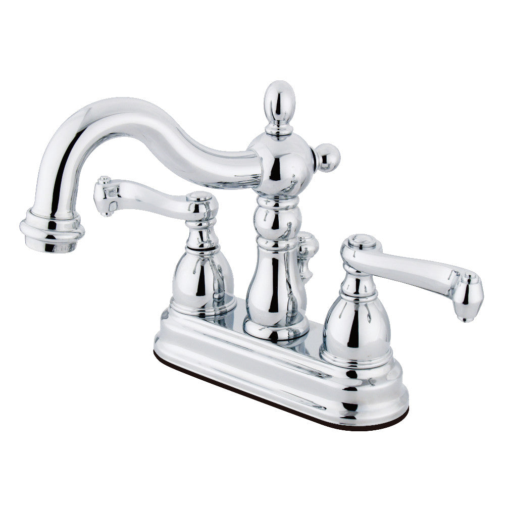Heritage 4 Inch Centerset Bathroom Faucet in Polished Chrome