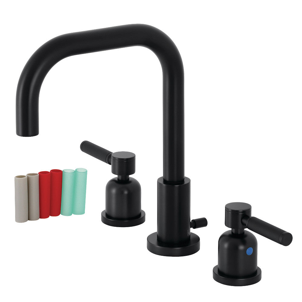 Kaiser Widespread Bathroom Faucet in Matte Black