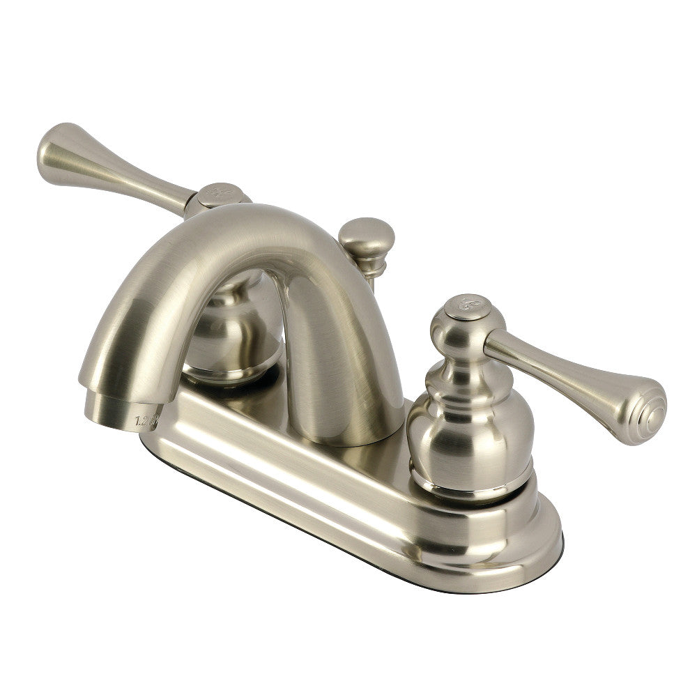 Vintage 4 Inch Centerset Bathroom Faucet in Brushed Nickel
