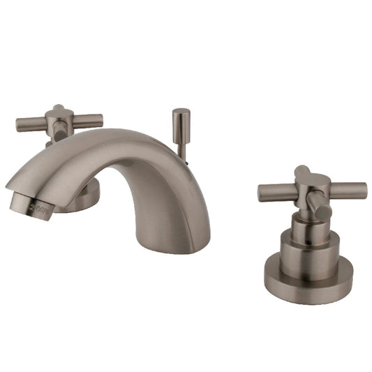 Mini-Widespread Bathroom Faucet in Brushed Nickel