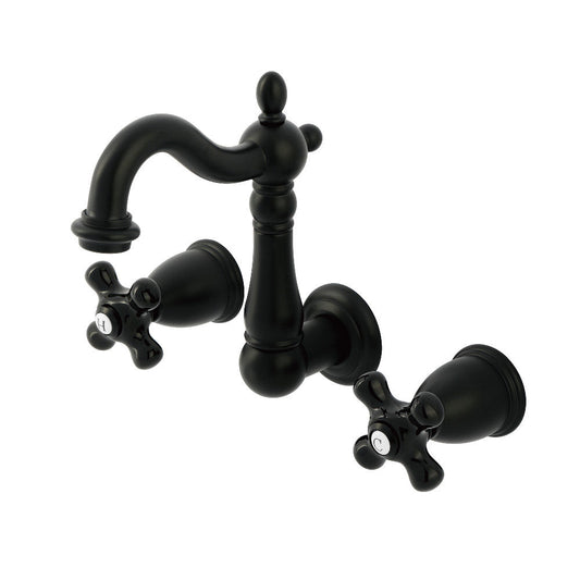 Duchess Wall-Mount Bathroom Faucet in Matte Black