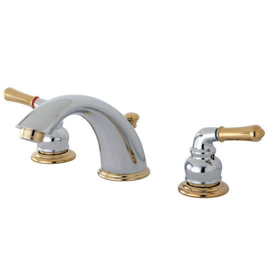 Magellan Widespread Bathroom Faucet in Polished Chrome/Polished Brass