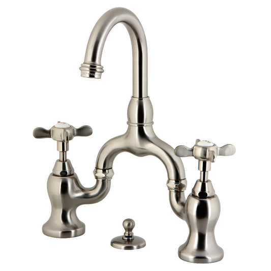 Essex Bridge Bathroom Faucet in Brushed Nickel