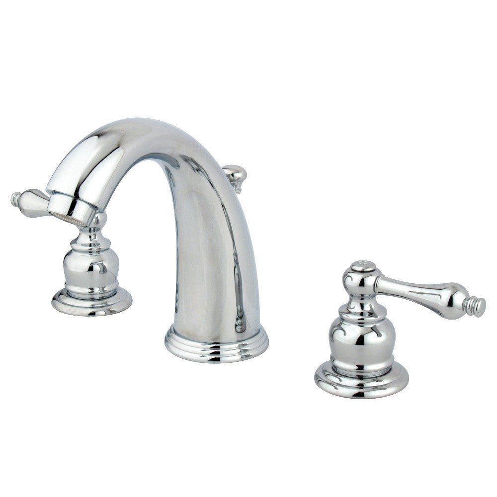 Victorian Widespread Bathroom Faucet in Polished Chrome