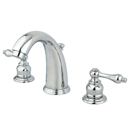 Victorian Widespread Bathroom Faucet in Polished Chrome