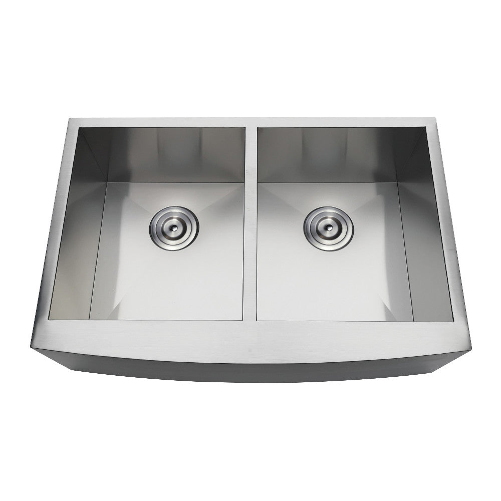 Uptowne 30 Inch Farmhouse Kitchen Sink in Brushed Stainless