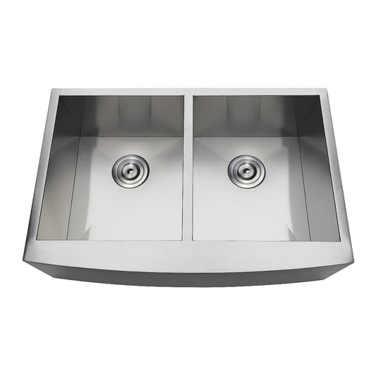 Uptowne 30 Inch Farmhouse Kitchen Sink in Brushed Stainless