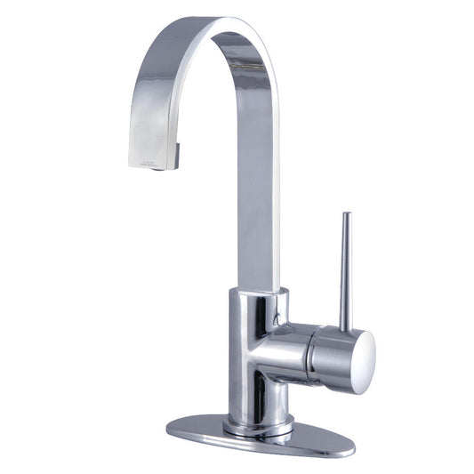 New York Single-Hole Bathroom Faucet in Polished Chrome