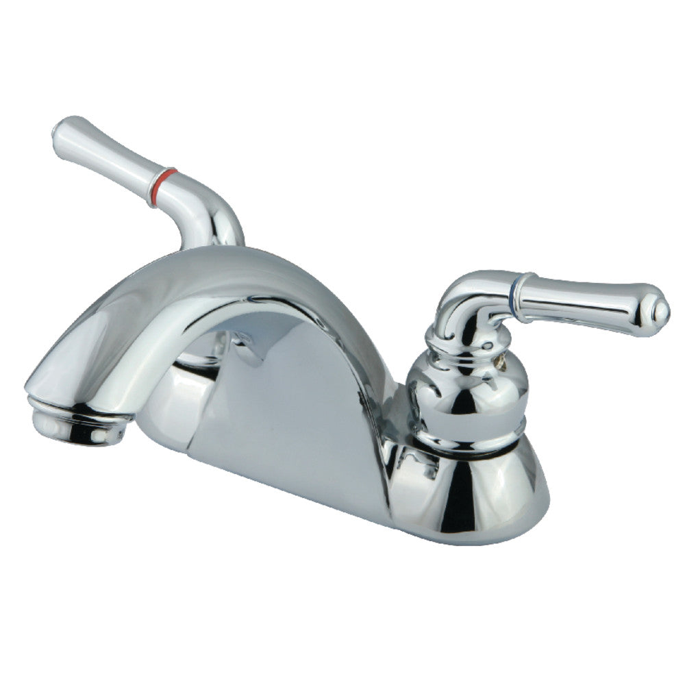 Naples 4 Inch Centerset Bathroom Faucet in Polished Chrome